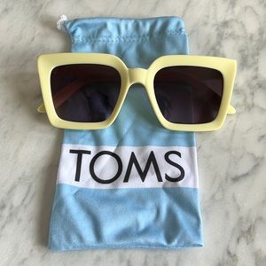 TOMS Zuma yellow sunglasses. Brand New.